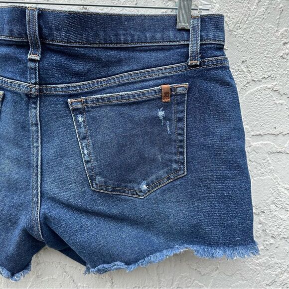 JOES Blythe Cut Off Jeans Women’s Size 31 Raw Fray Hem Distressed Dark Wash - Picture 10 of 10
